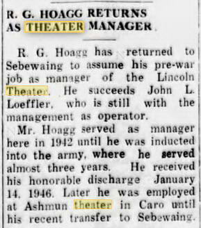 Lincoln Theatre - June 7 1946
